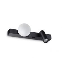 Ping pong kinkiet led 6W 3000K 600lm czarny